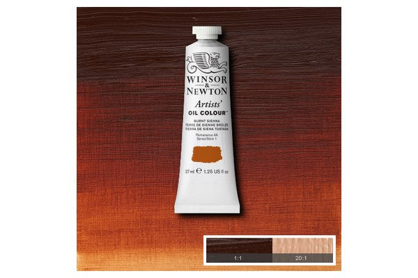 Artists oil colour 37ml burnt sienna 074